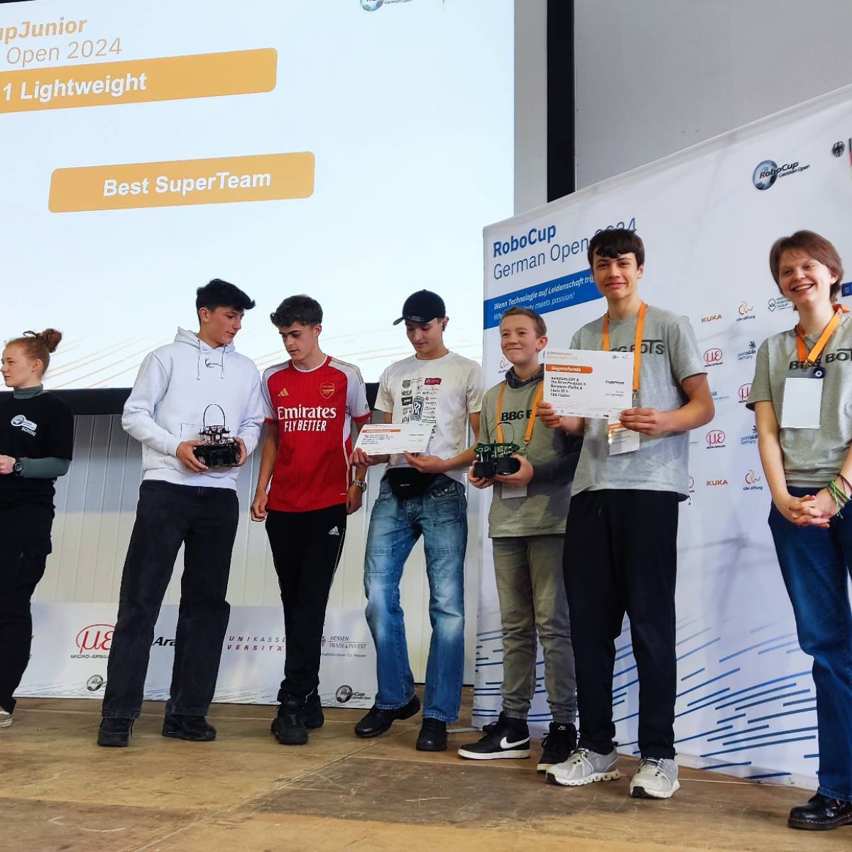 RoboCup German Open 2024: BBG Füchse beeindrucken mit herausragenden Leistungen 